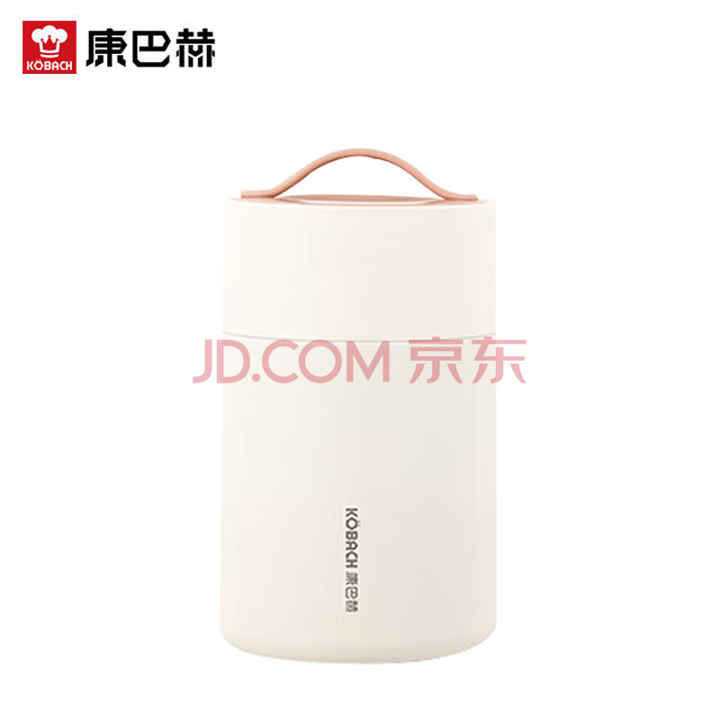 康巴赫焖烧杯316不锈钢焖烧壶 椰奶白 800ml KH-T80B01/个