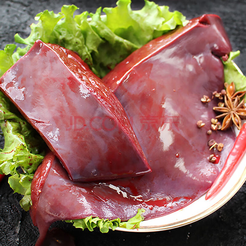新鲜黄牛生牛肝牛肝原味牛杂可爆炒 7斤
