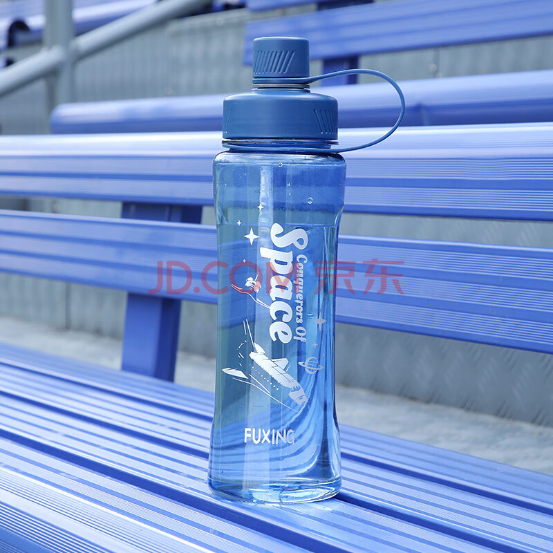 富兴运动水杯户外大容量直饮水杯(蓝色1350ml)*2个装颜色备注	