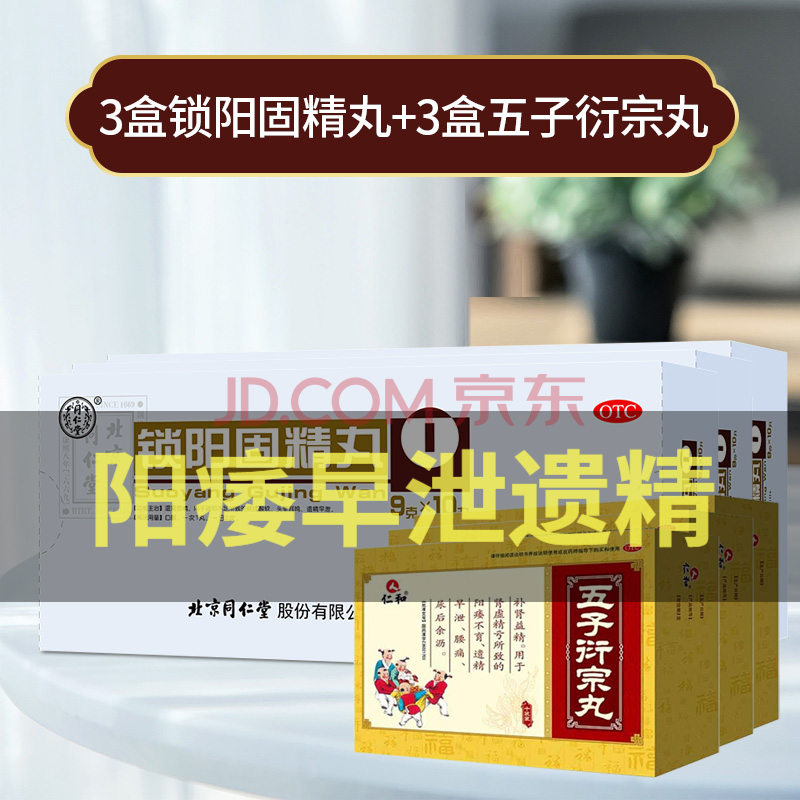 北京同仁堂 锁阳固精丸 9g*10丸 温肾固精遗精早泄补肾腰膝酸软头晕