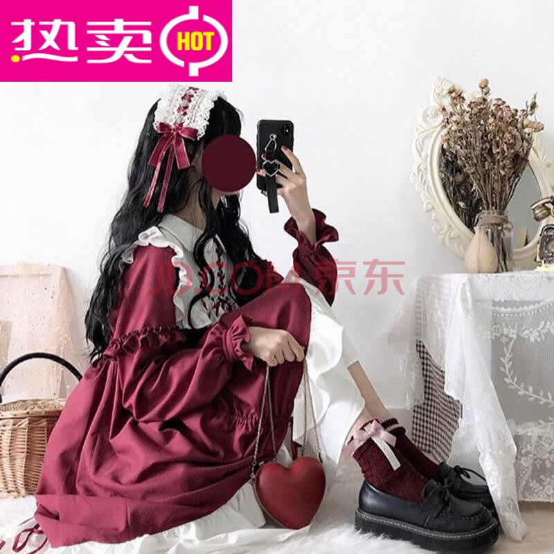 {工厂直供}秋装lolita少女装连衣裙软妹洛丽塔日系女仆装op学生正版