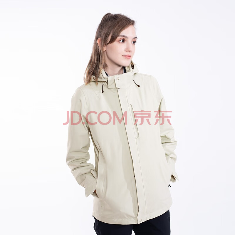 艾图爱(itoi)2020新品冲锋衣/fwj20742(女款 象牙白 2xl