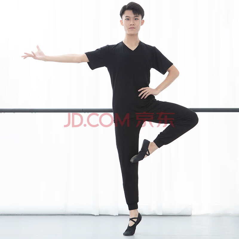 舞蹈服练功服男成人中国古典现代舞蹈上衣教师莫代尔形体舞蹈裤子