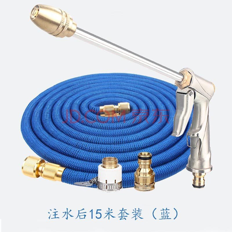 高压洗车水枪水抢家用清洗机伸缩软管喷头强力刷汽车冲车套装神器