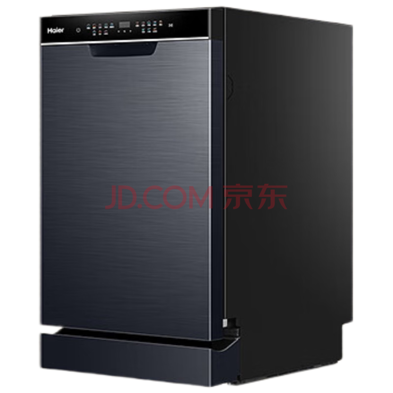 海尔（Haier）12套嵌入式洗碗机X3000 智能变频 一级水效 45cm超窄宽度 分区精洗 开门速干EYBW122286BKU1