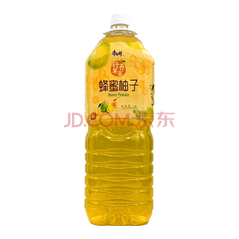 康师傅冰红茶 水晶葡萄 鲜果橙 水蜜桃 果汁饮料 2升蜂蜜柚子4瓶