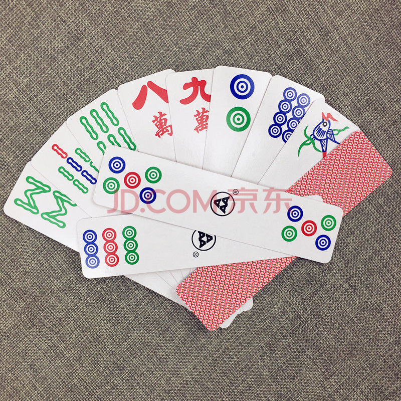 条形麻将扑克麻将纸牌四川成都aaa麻将长牌108张/副/整盒10副 1副