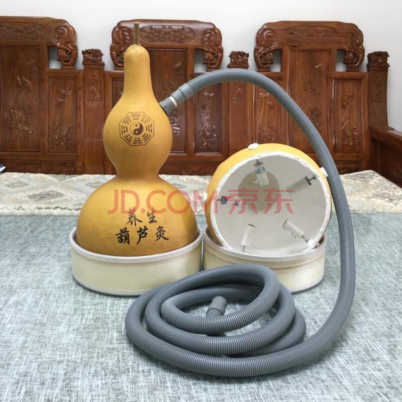 葫芦灸葫芦艾灸器,艾灸葫芦,葫芦灸,养生葫芦灸,家用葫芦艾灸器 原色