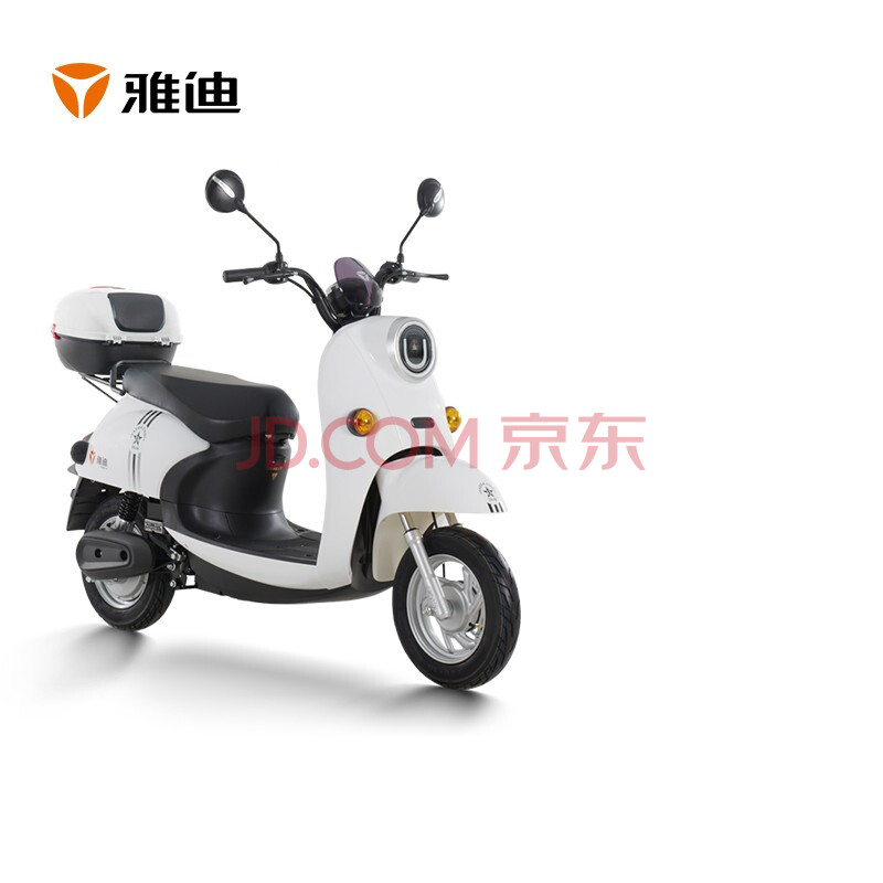 雅迪yadea新款时尚龟王米彩2020电动车60v石墨烯电池轻便电动摩托车