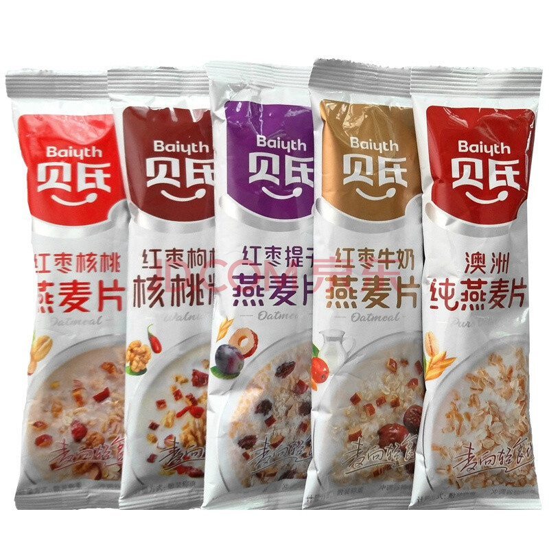 贝氏燕麦片核桃粉红枣提子枸杞燕麦片早餐冲饮零食小包装下午茶 红枣