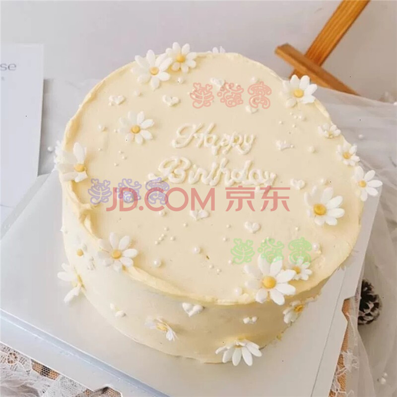 2020最火生日蛋糕女孩,2020最火生日蛋糕女生 网红雏菊生日蛋糕同城小清新蛋糕送闺蜜女孩全国北京上海广州深圳杭州
