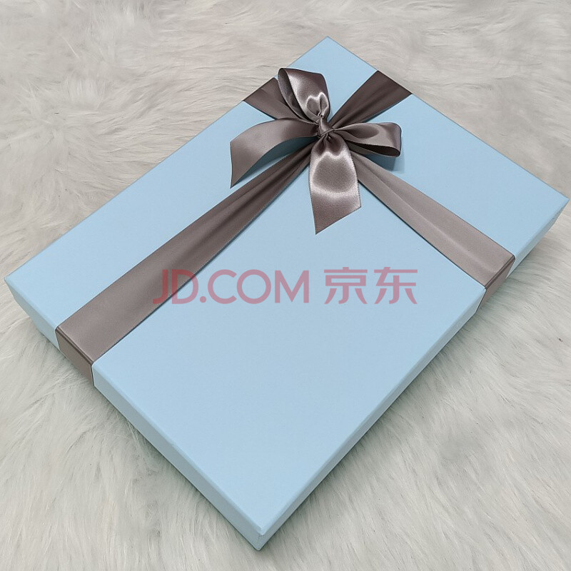 围巾礼品盒a4画框礼品盒包装纸盒定做 书蓝色 长18宽13高5cm【图片