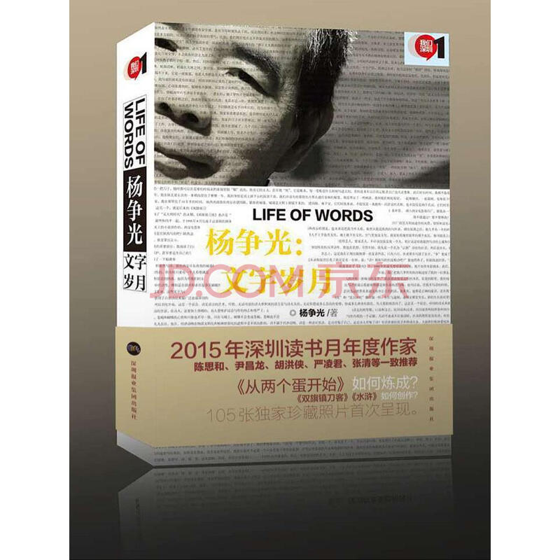 杨争光:文字岁月 杨争光 传记 9787807097532