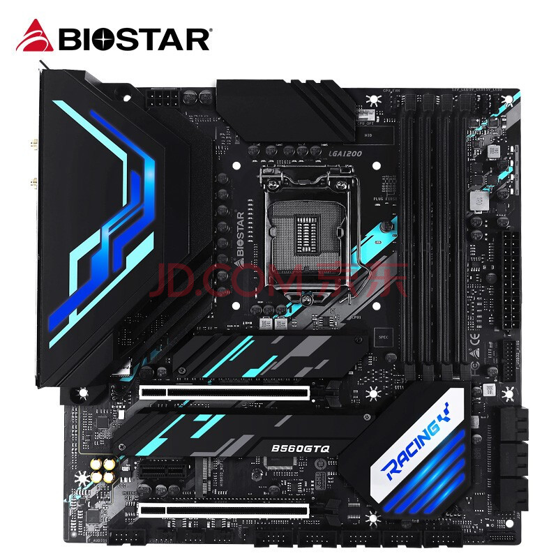 映泰(biostar)b560gtq电竞主板支持 cpu 10600kf/10700kf(intel b560