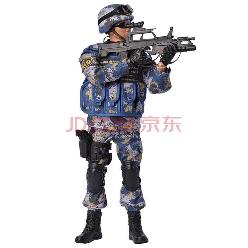 特种兵手办16和平使命中国武警特警军人玩偶兵人模型关节可动素体套装