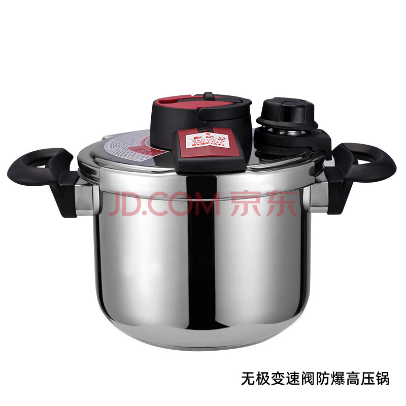 不锈钢高压锅 304不锈钢高压锅一键开盖新型三层防爆压力锅燃气电磁炉