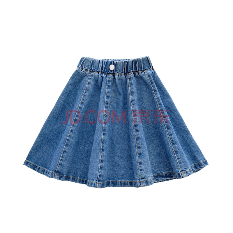 儿童牛仔裙半身女童夏装2021新款a字短裙子洋气中大童