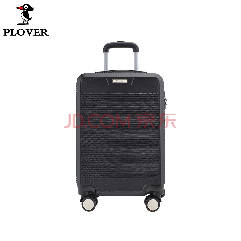 PLOVER 拉链款拉杆箱万向轮行李箱 GDLGH04-A 黑色 24英寸
