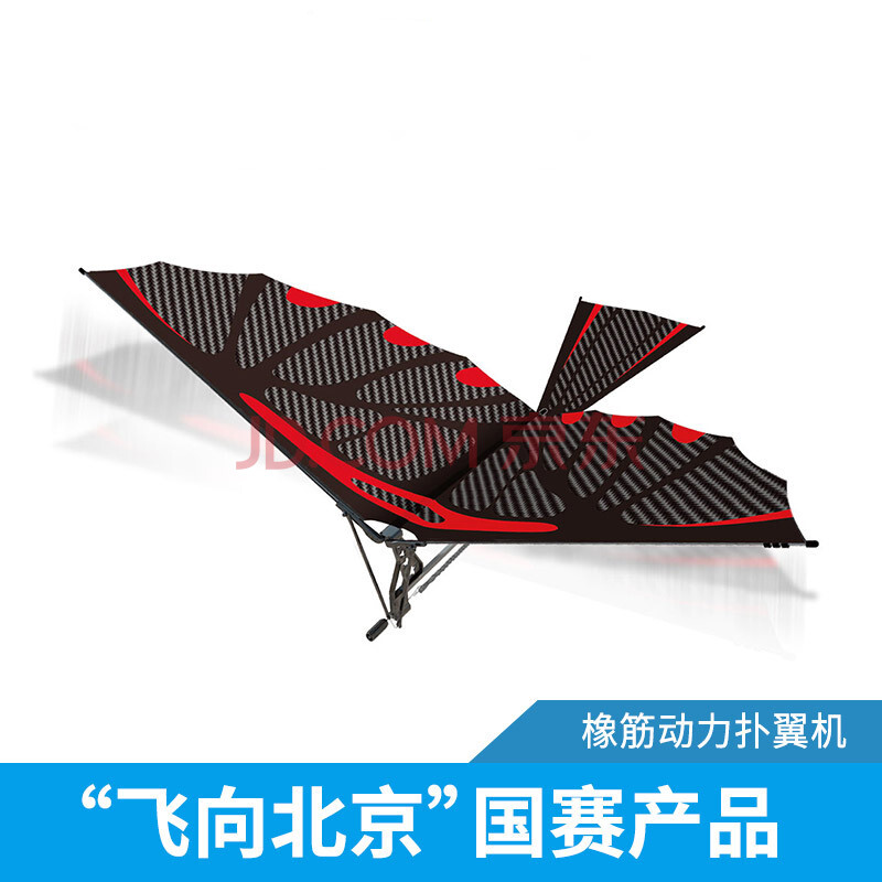 中天模型 翼神ii橡筋动力扑翼机 仿生鲁班鸟飞机模型玩具户外玩具 2个