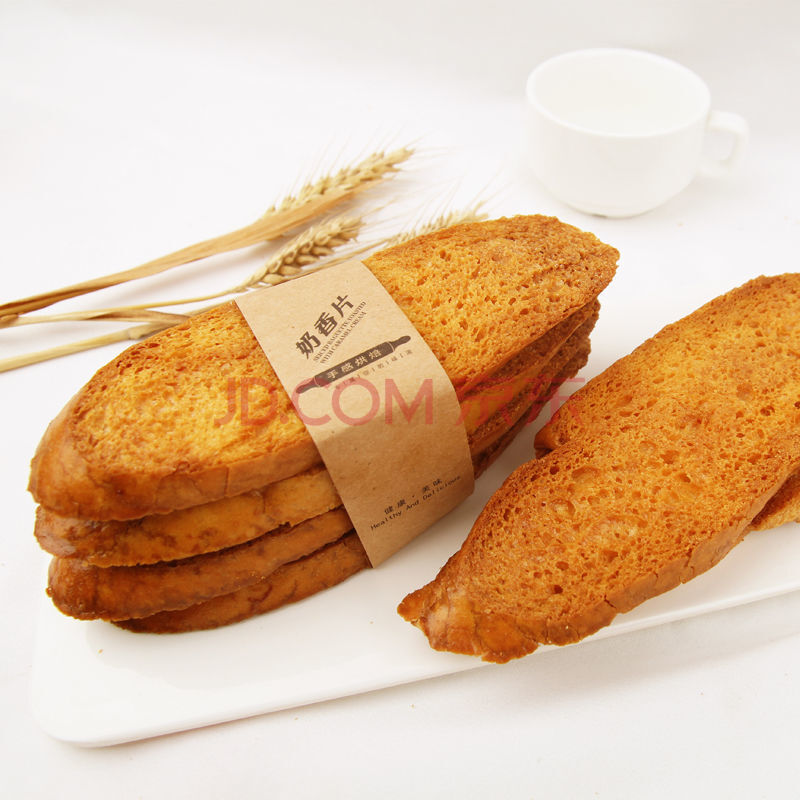 法式奶香片烤面包片面包干早餐面包下午茶甜品零食小吃休闲零食品 奶