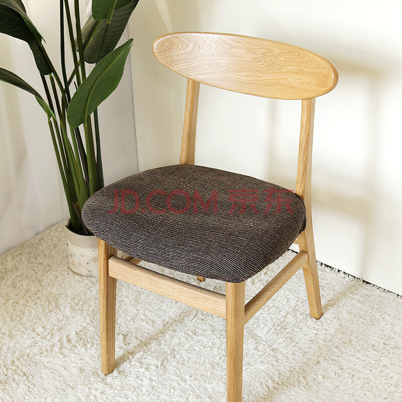 餐桌木椅子套罩四季通用家用北欧风格现代简约弹力圆椅子方形圆形y03