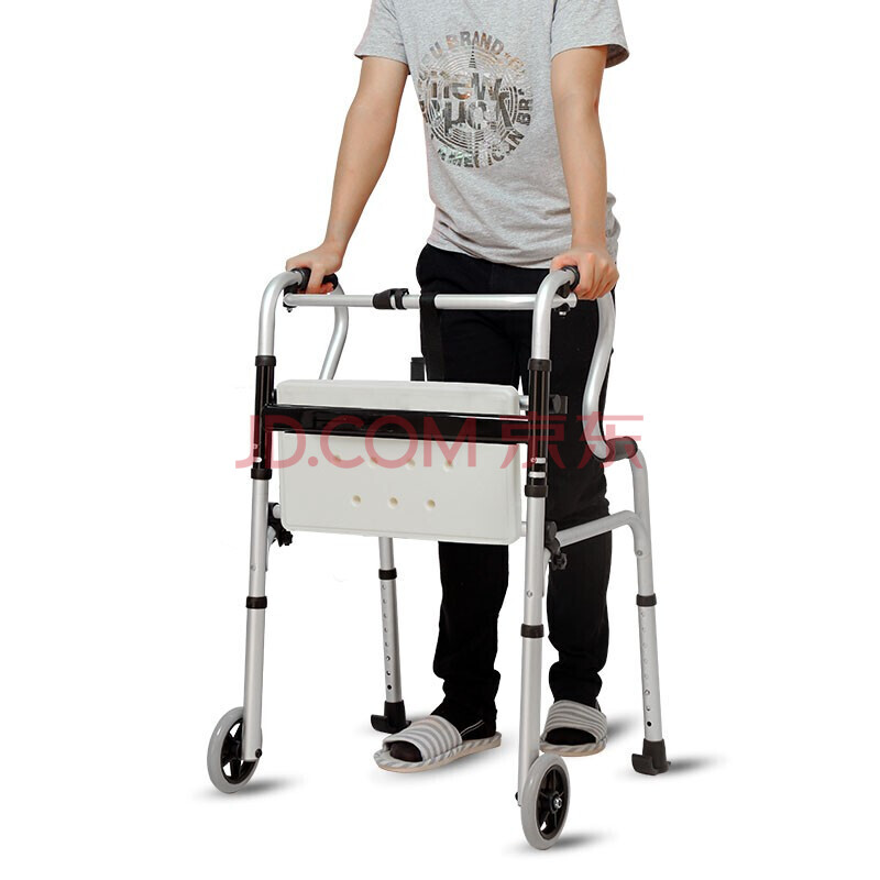 病人行走架残疾人助行器助走器老人助步器四脚行走辅助器下肢训练支撑