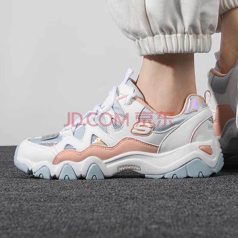 斯凯奇2021新款运动鞋,斯凯奇2021新款 skechers斯凯奇女鞋经典款 2021春季新款运动鞋厚底熊猫鞋时尚老爹鞋