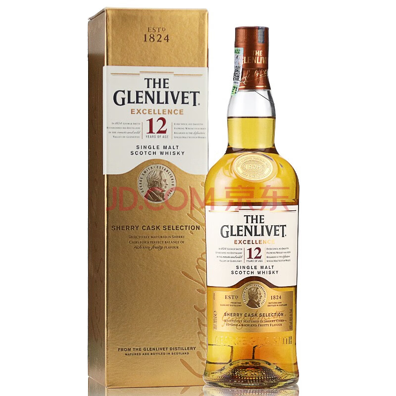 格兰威特威士忌the glenlivet 单一麦芽威士忌 苏格兰威士忌 格兰威特