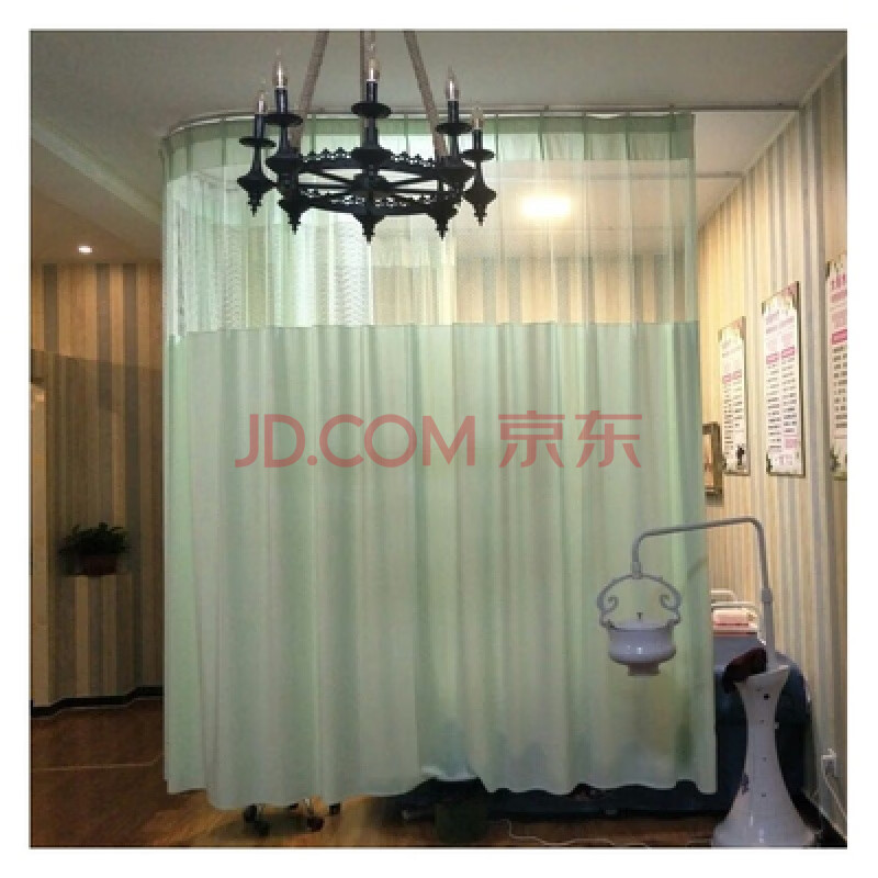 窗帘隔帘不透高精密定制美容院隔断帘窗帘医院诊所养老院隔帘布围帘帘
