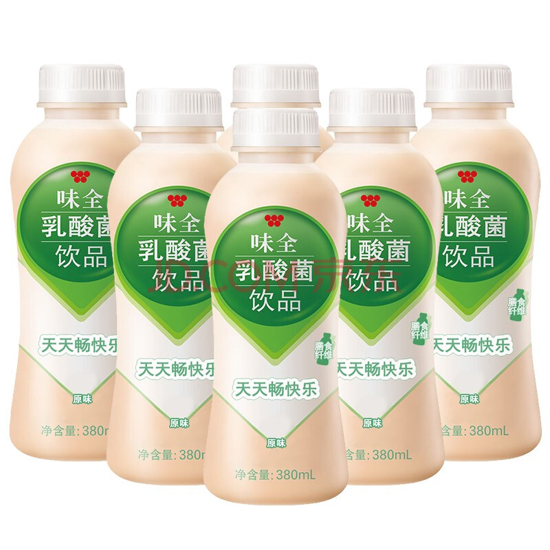 味全乳酸菌饮料380ml*15瓶整箱/3瓶 多种规格可选 原味草莓味夏季含乳
