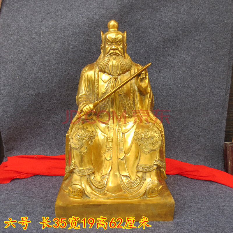 张天师铜像纯铜大号摆件道教神像张道陵铜像张天师sn9301 六号高62