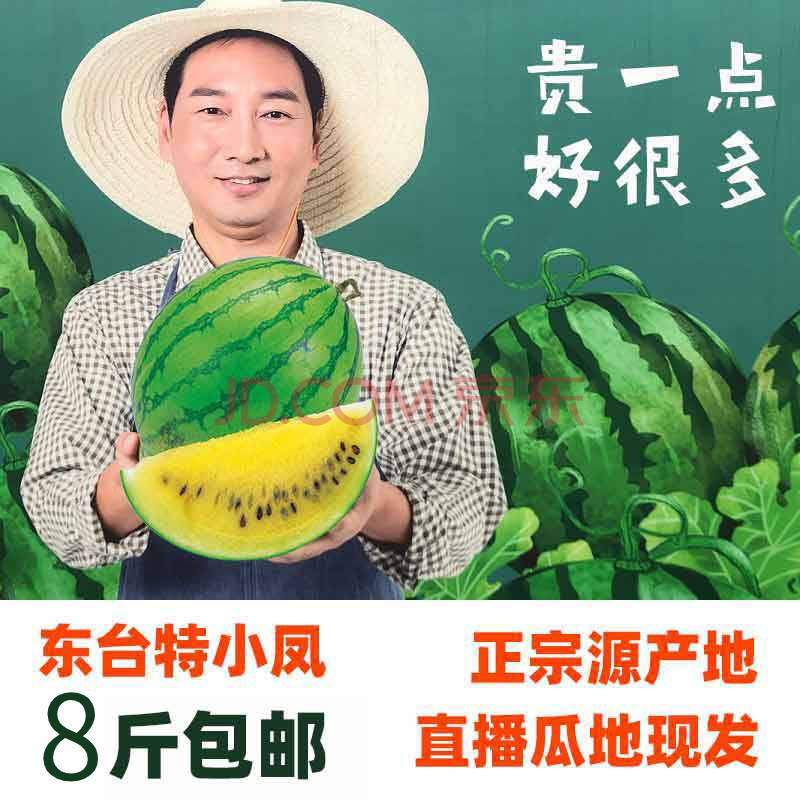 【8斤】东台西瓜特小凤黄心瓤小兰新鲜水果三仓爆炸江浙沪皖