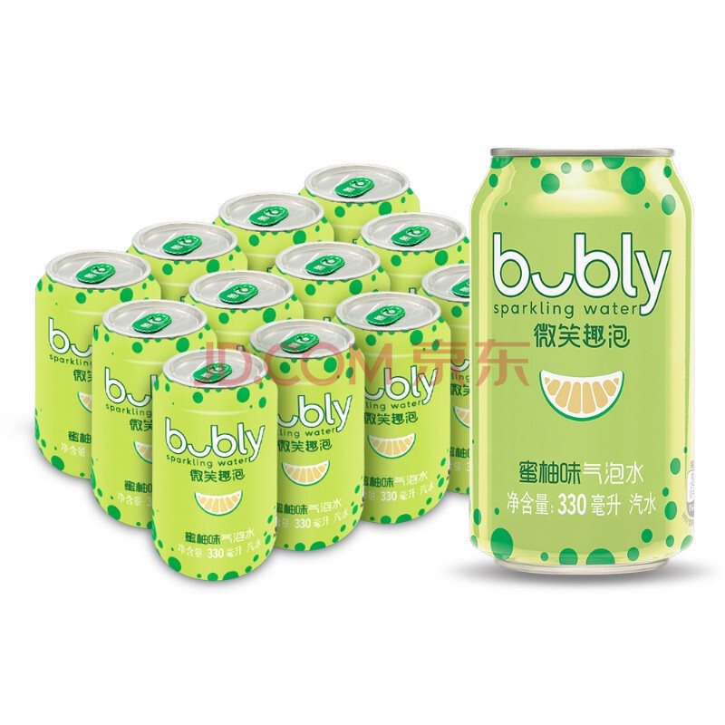 百事可乐微笑趣泡 蜜柚味330ml*12