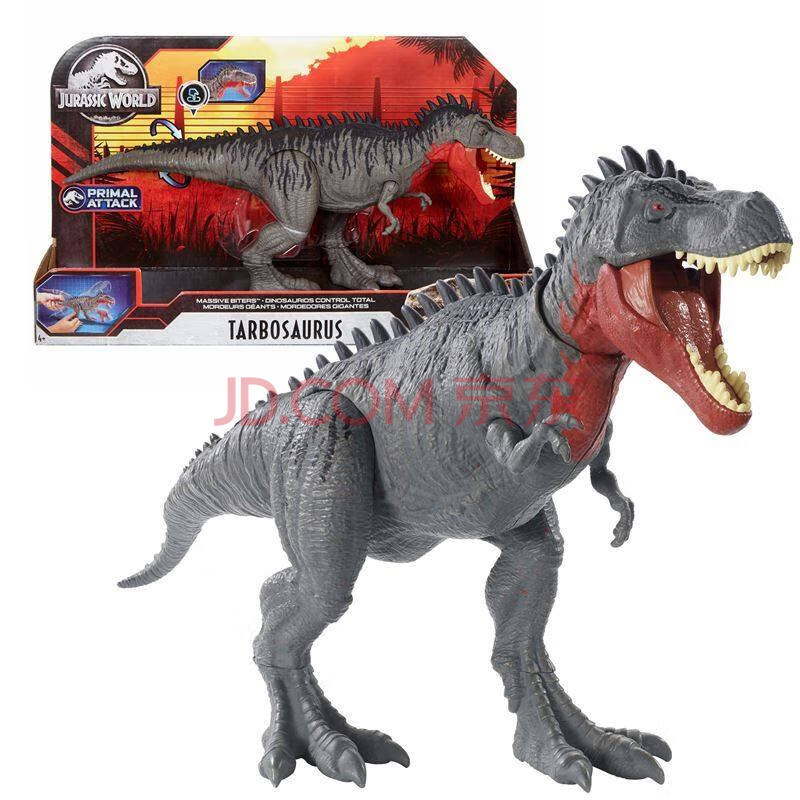 美泰侏罗纪同款 mattel美泰侏罗纪恐龙玩具世界2暴虐竞技巨型霸王龙
