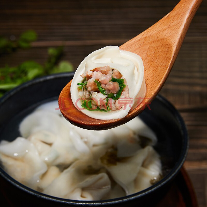 理象国 家常荠菜小馄饨50只 家常虾仁韭菜三鲜水饺40只 混沌 蒸饺煎饺