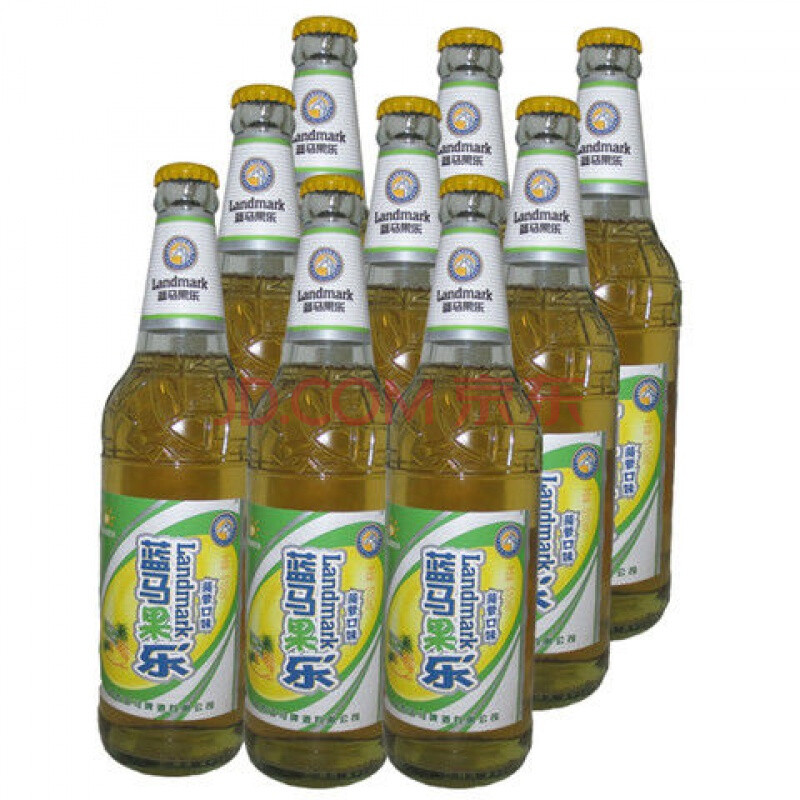 蓝马果乐菠萝味碳酸饮料510ml9菠萝啤酒陕西特产