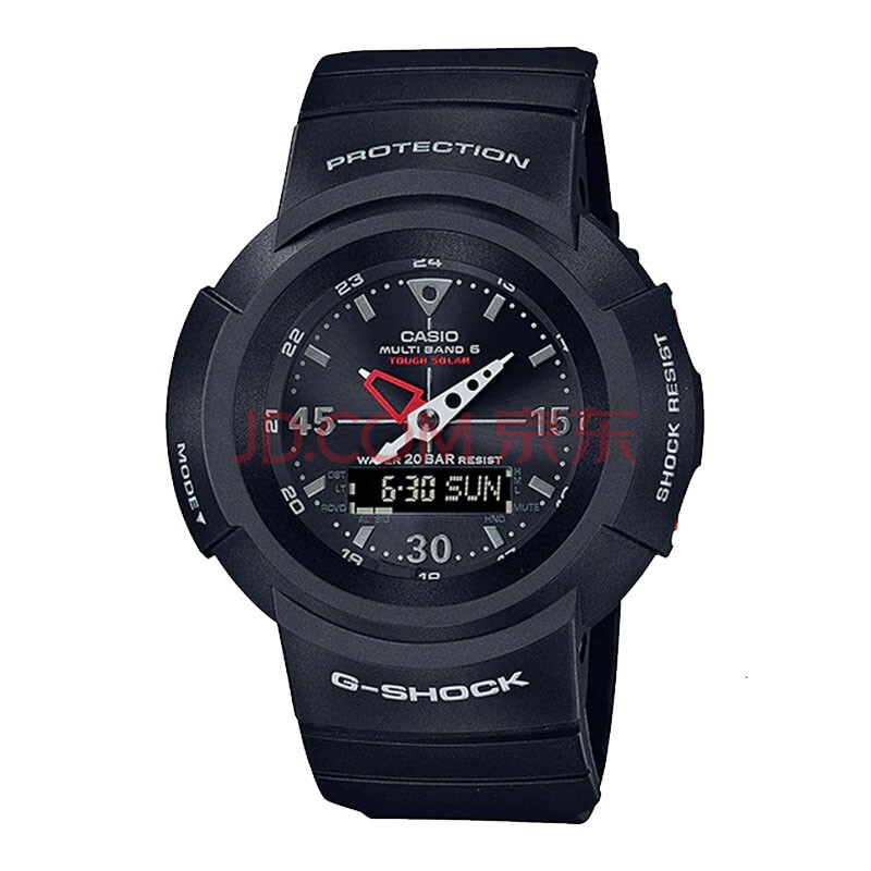 卡西欧casio手表gshock系列awgm520系列复刻防水防震新抗冲击构造夜光