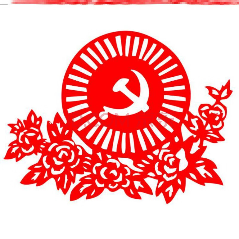 童心爱国学生红船红色主题文化手工diy剪纸成品中国梦
