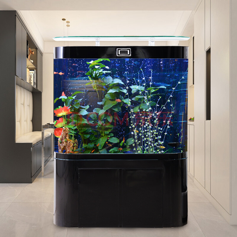 2米客厅鱼缸家用免换水生态玻璃造景