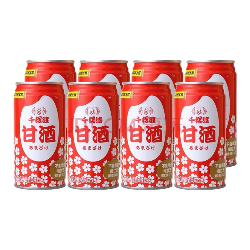 统一 千摆渡 日式甘酒风味饮料8罐*180g 8罐*180g