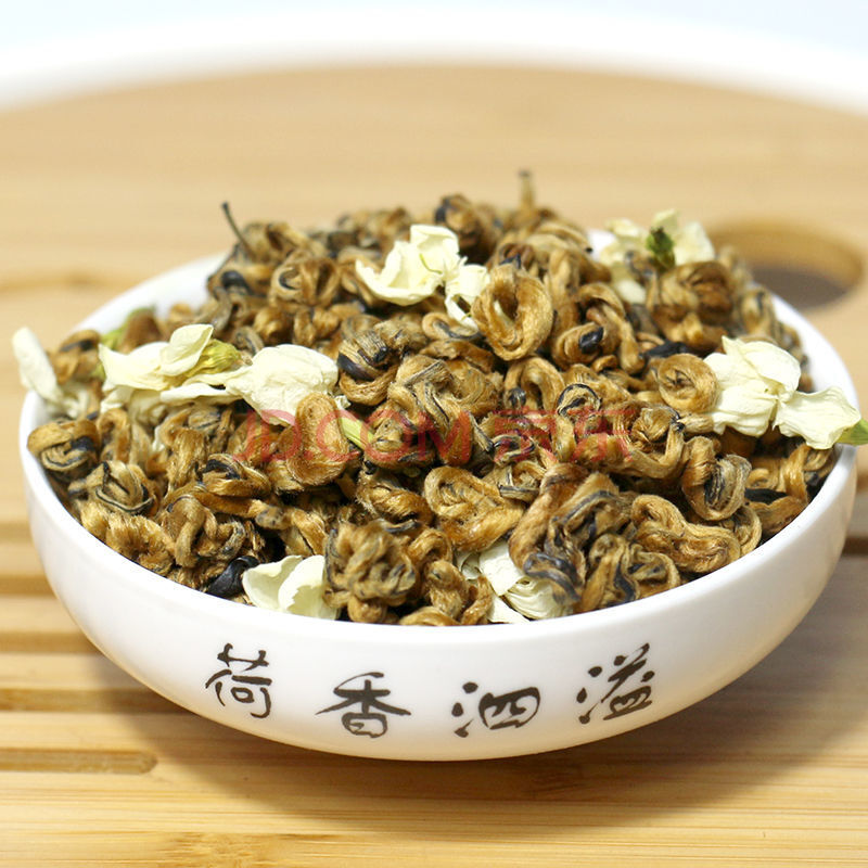 茉莉红茶滇红金丝螺浓香型茉莉玉螺红茶茶叶250g茉莉滇红茶叶散装