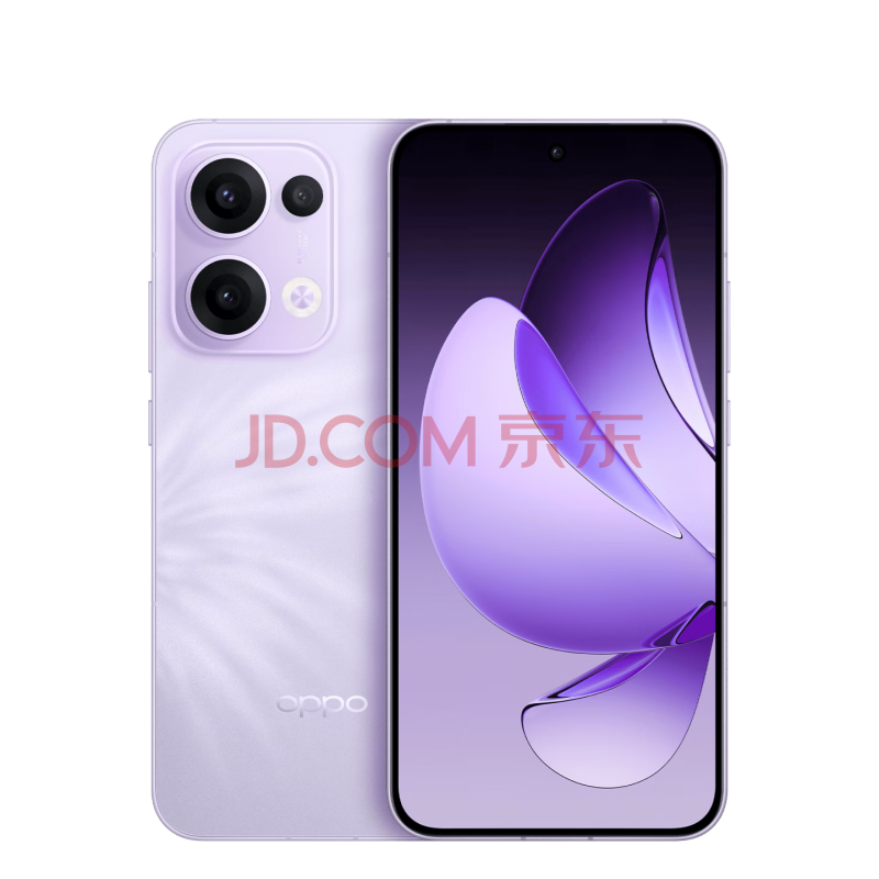OPPOReno13 16GB+256GB 蝶蝶紫 超美小直屏 AI高清实况照片 IP69满级防水 双芯抢网 5G手机【小时达】