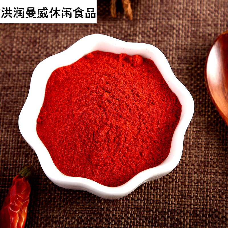 红甜椒粉红辣椒粉上色不辣甜红椒粉泡菜拌菜调料500g