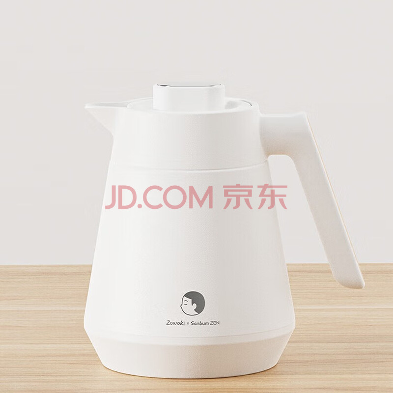 造物集 行知焖茶壶 316不锈钢 白色小悟1200ml K3-1200