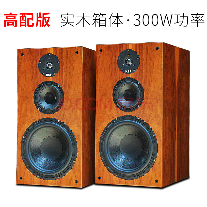 10寸无源三分频书架发烧hifi音箱高中低落地音响对箱木质迷宫箱体