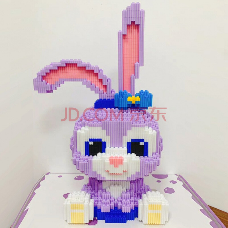 星黛露积木兼容微型小颗粒积木拼装玩具星黛露女孩子系列diy超大蝴蝶