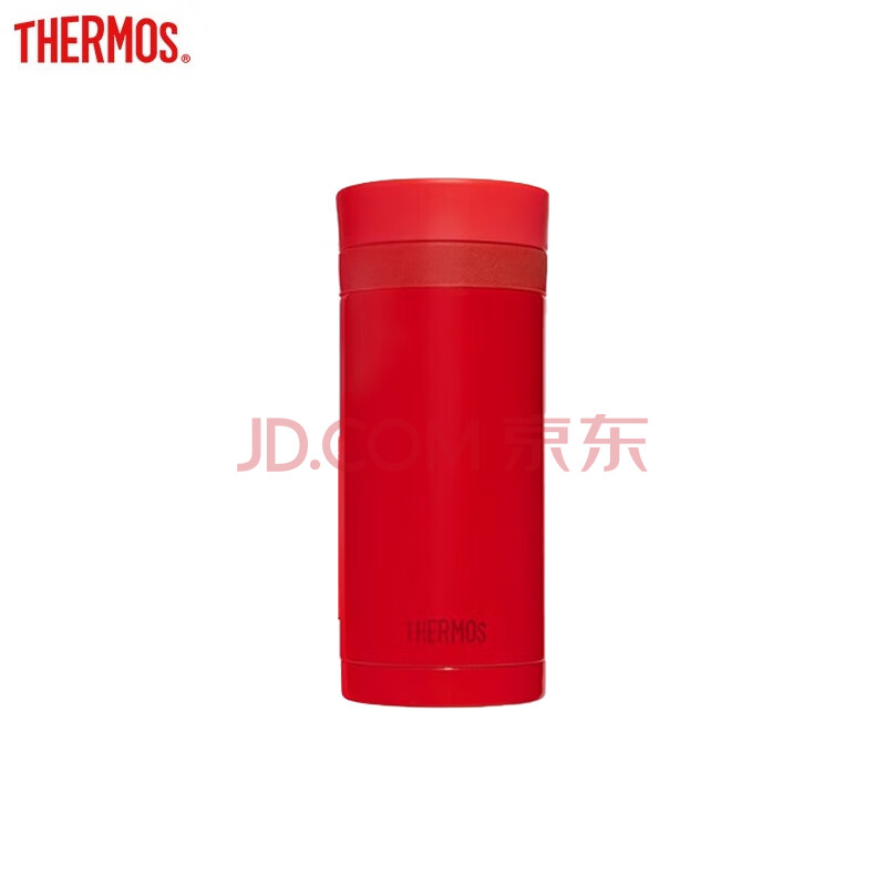 膳魔师（THERMOS）304不锈钢保温杯200ml高颜值小巧口红色 TCNC-200 正红色