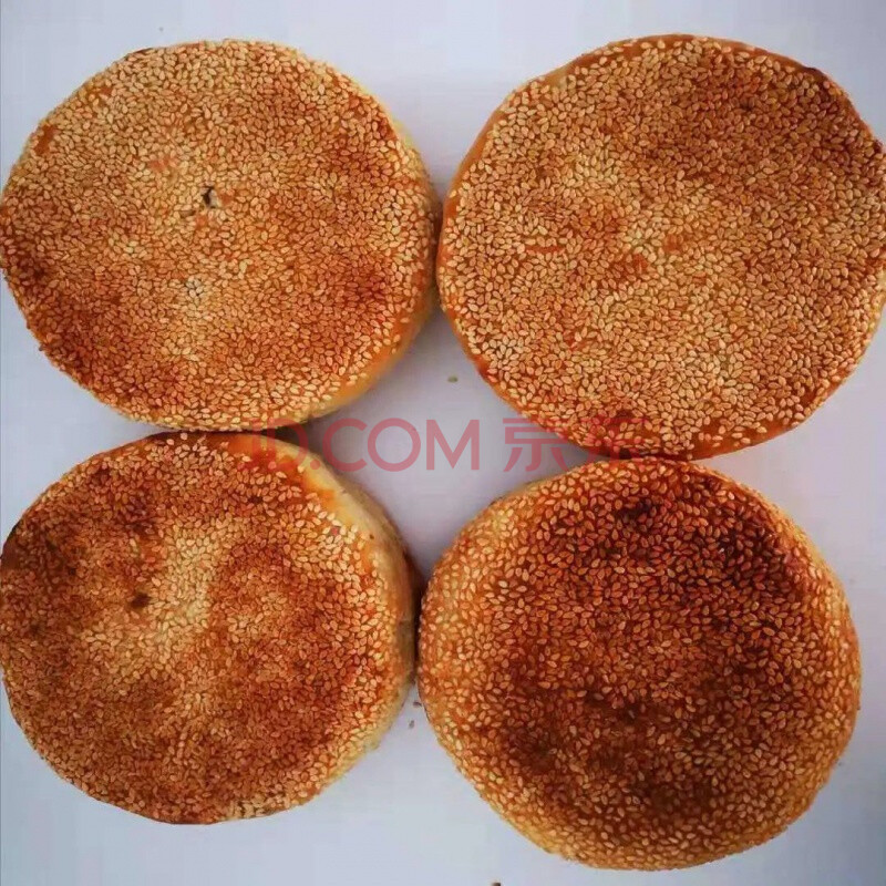 河南登封手工芝麻焦盖烧饼10个全国河南登封特产手工烧饼10个孙师傅