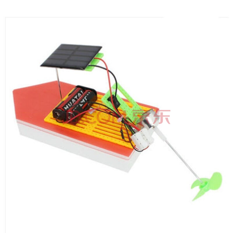 儿童玩具太阳能小船材料包diy手工科技小制作 小学科学实验套装 太阳