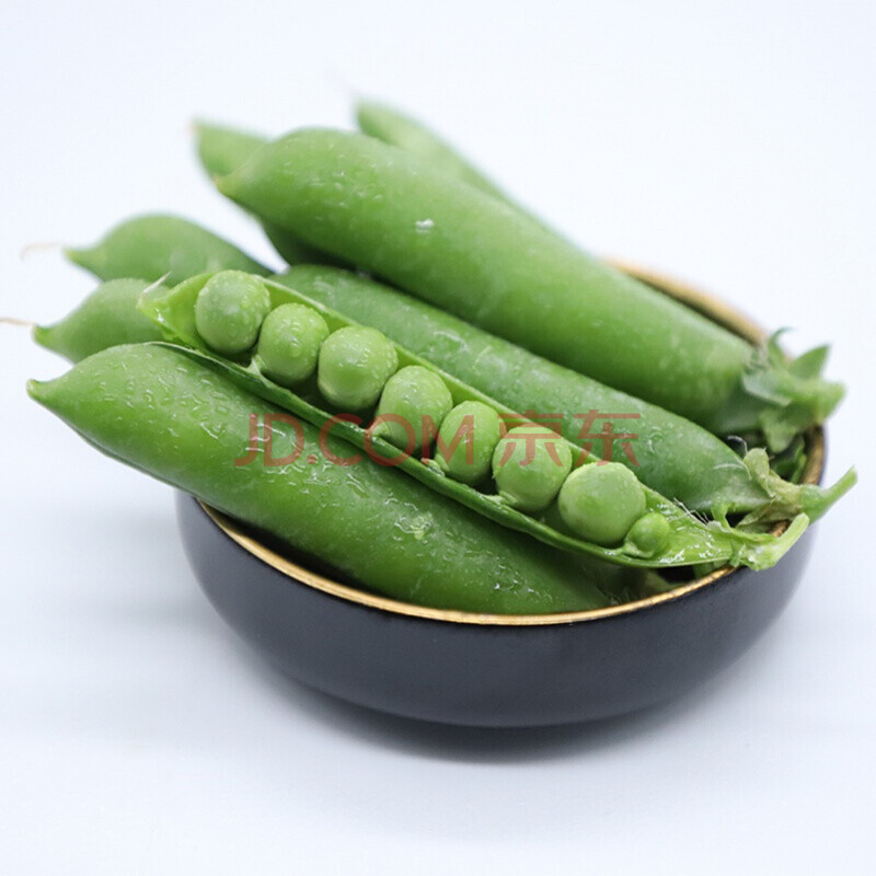 云南新鲜豌豆 高原带壳甜豌豆角青豆荷兰豆荚四集豆当季蔬菜 4斤